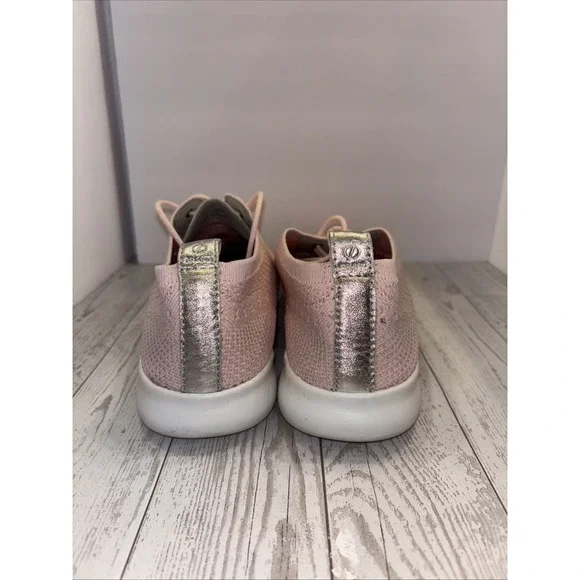 Cole Haan Women's 2 Zerogrand Knit Pink Wingtip Shoes, W10584 Sz 10B Stains - Picture 3 of 10